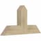 Ekena Millwork Portland Rough Sawn Timber Gable Bracket, Douglas Fir, 36"W x 19"H x 4"D x 6"F, 13/12 Pitch GBW036X19X0406POR00RDF - alternate 4